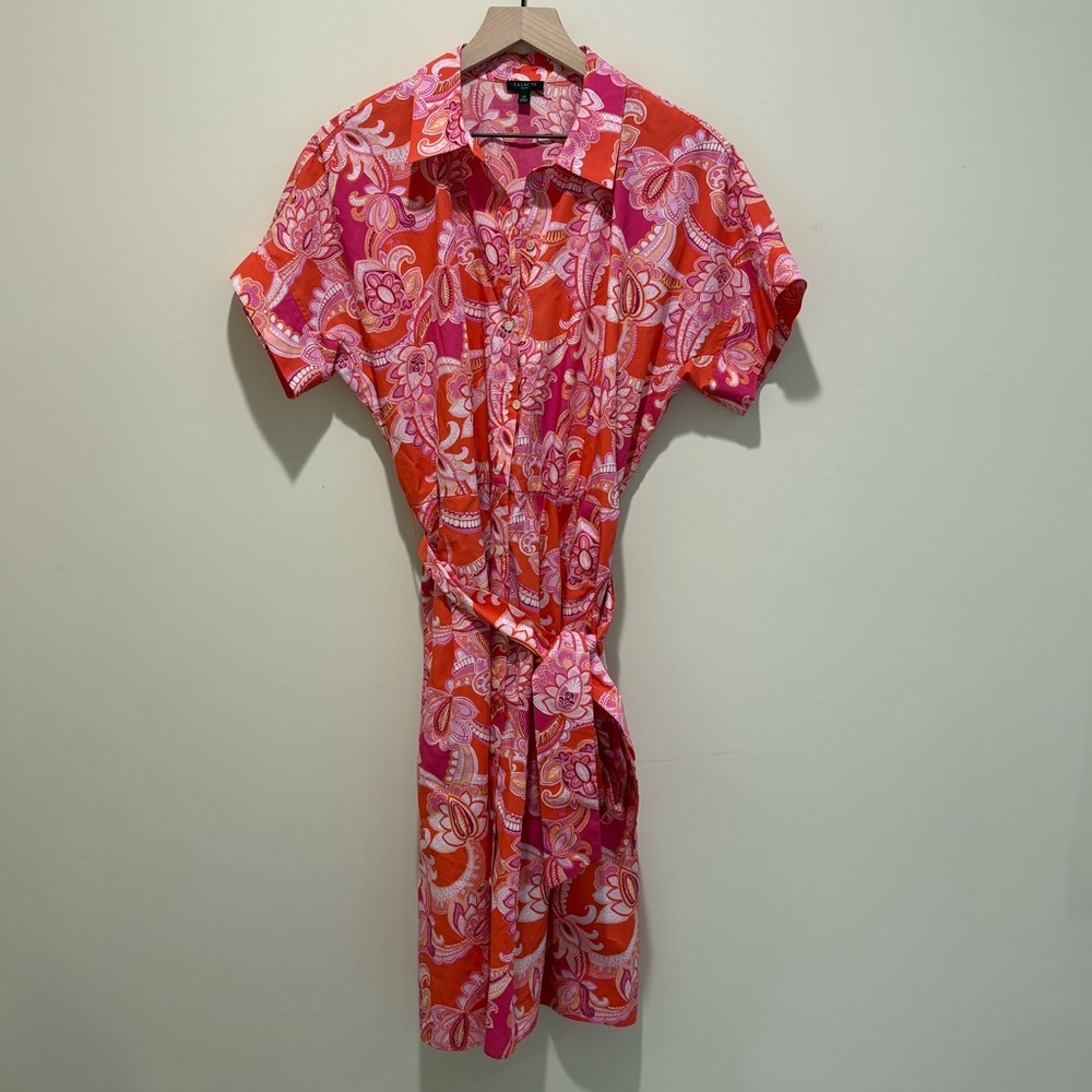 Talbots Sutton Belted Shirt Dress